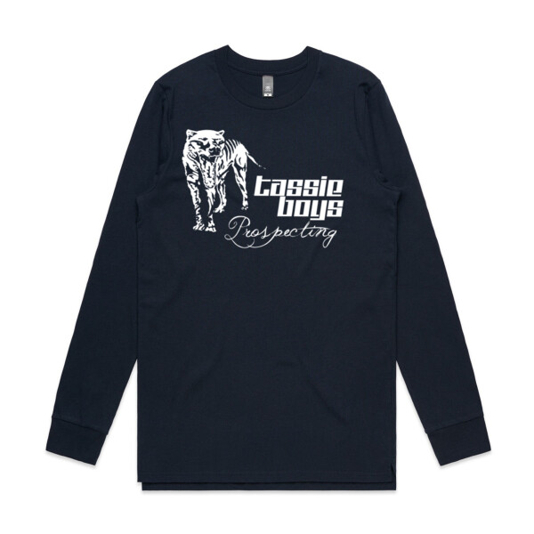 Tassie Boys Prospecting Mens Long Sleeve T Shirt Thumbnail